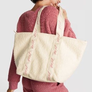 New!! VICTORIA'S SECRET Cozy-Plush Tote Bag